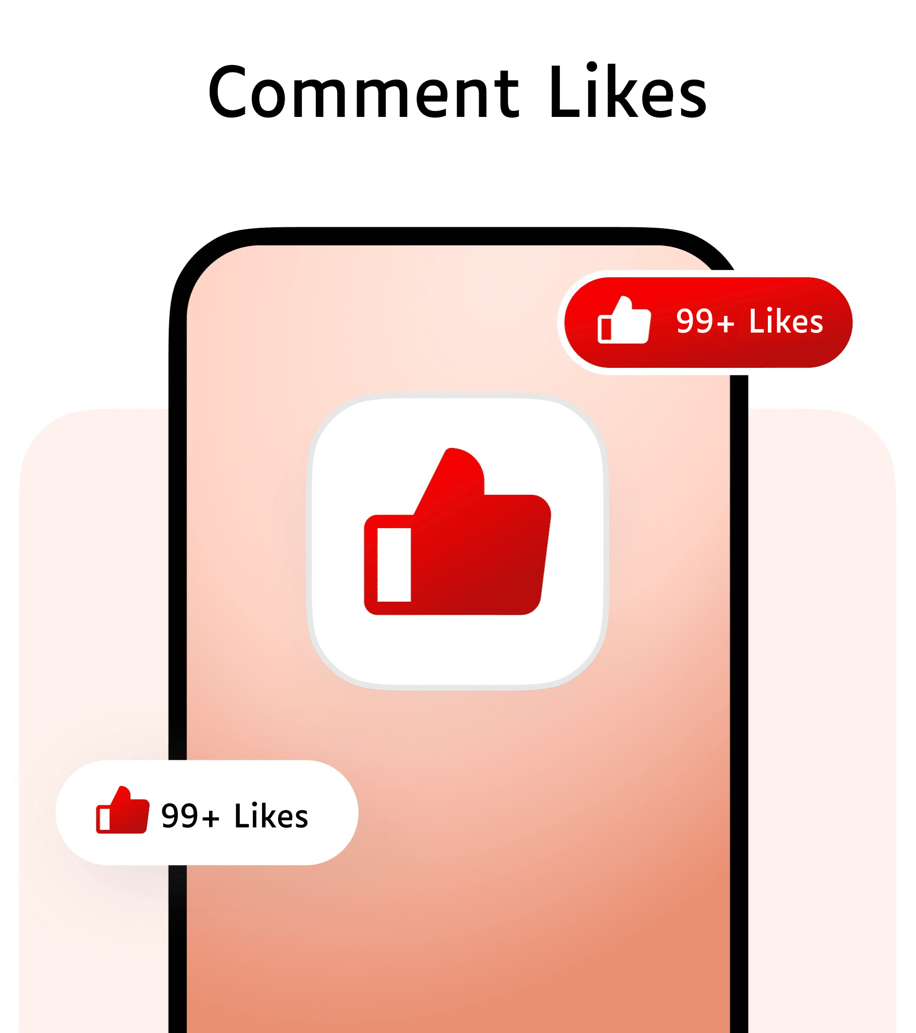 YouTube comment likes